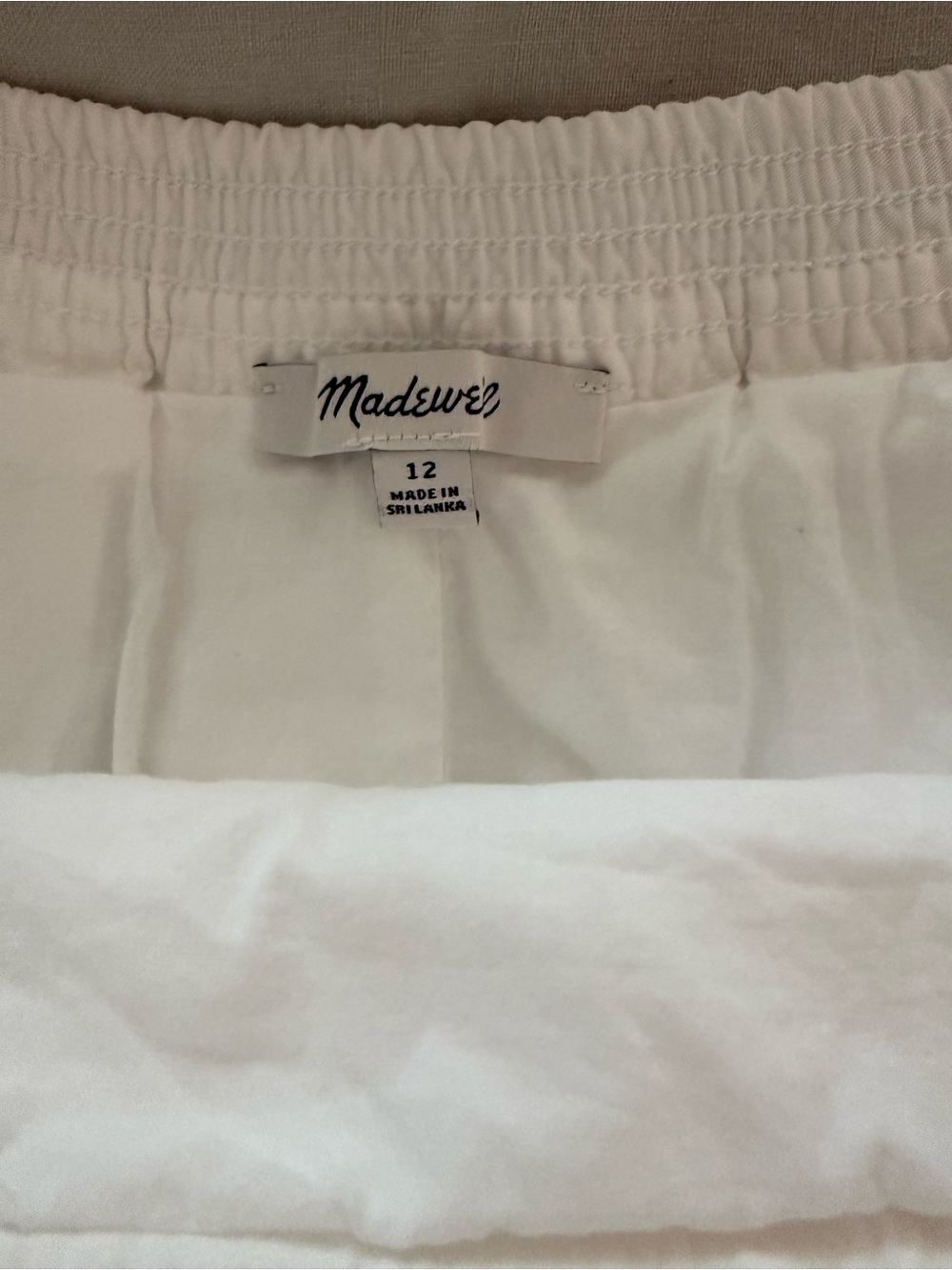 Madewell White Pleated Midi Skirt - Picture 7 of 8